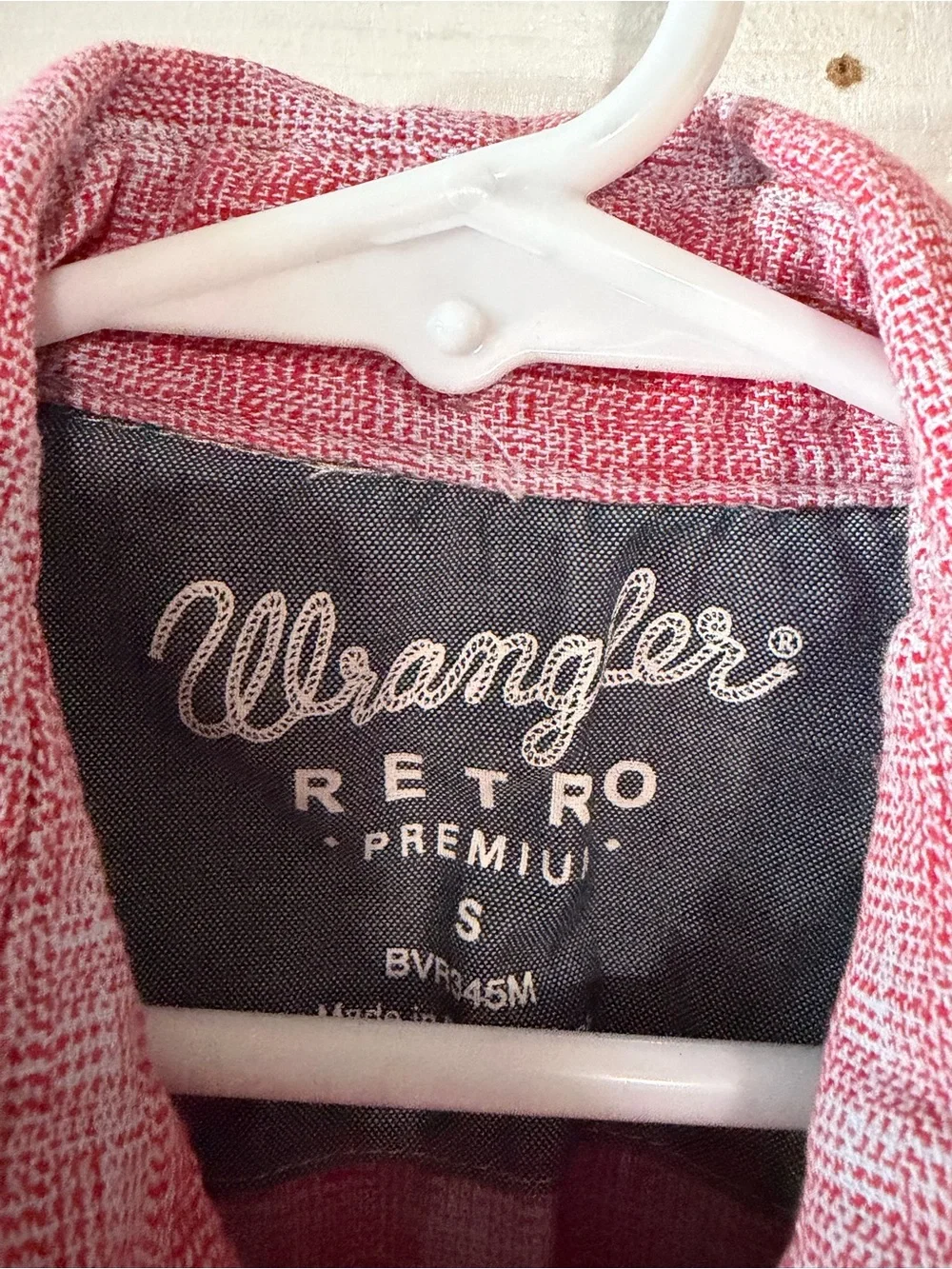 Wrangler Retro Red Plaid Western Shirt Boys